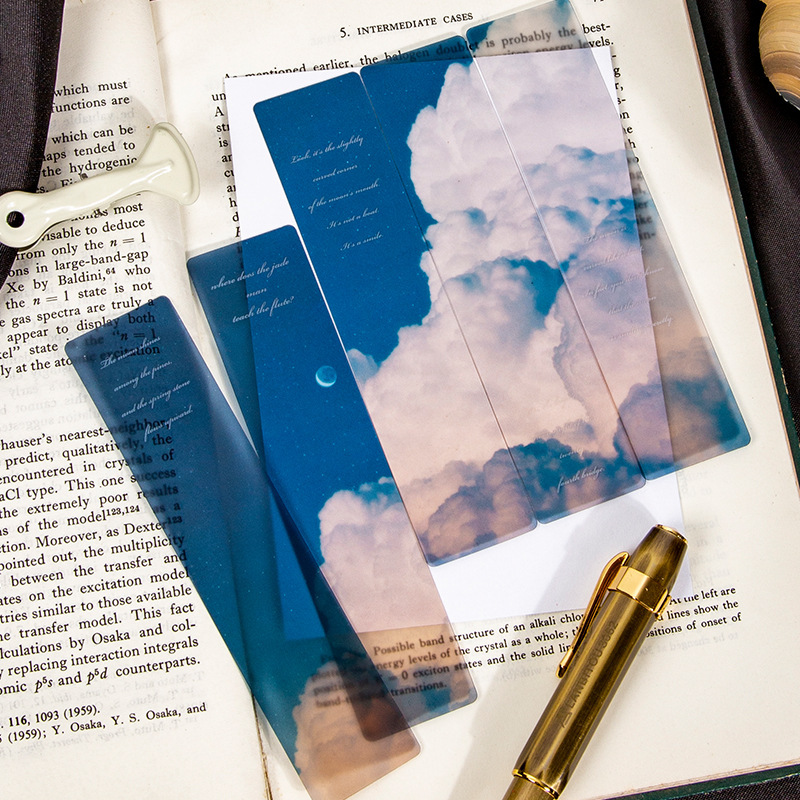 5 Buah Penanda Buku PET Matte  - Dried Flower Bookmark ulasan dan harga