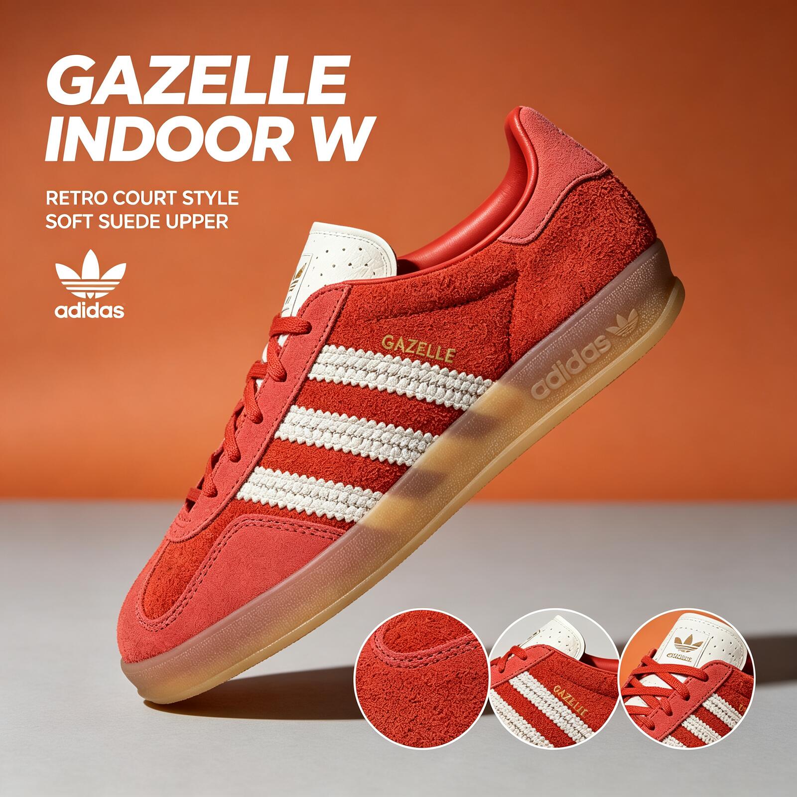 Adidas GAZELLE INDOOR W KI7169 - Adidas Shoes Gazelle ulasan dan harga