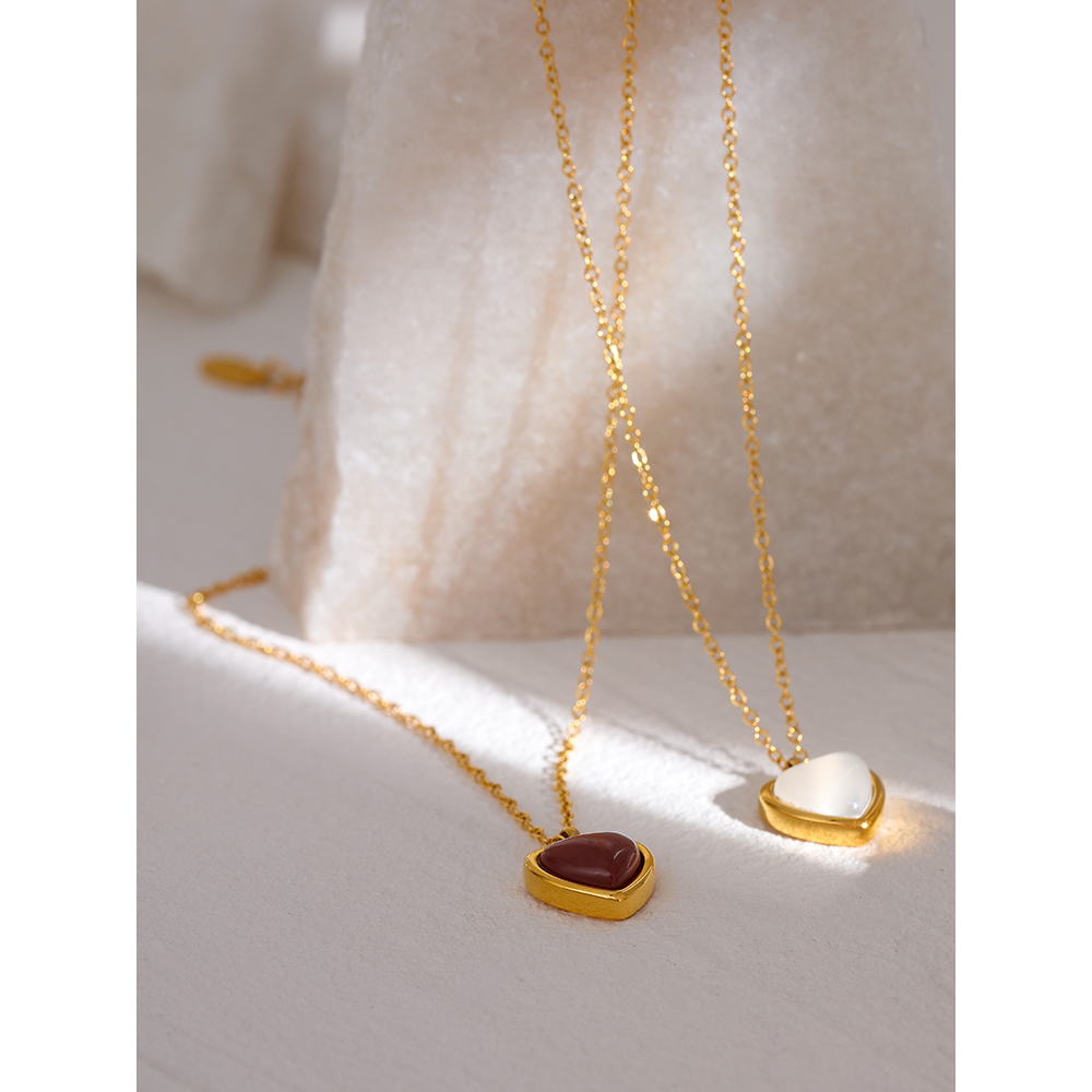 Yhpup Liontin Hati Besi Tahan  - Birth Flower Necklace ulasan dan harga