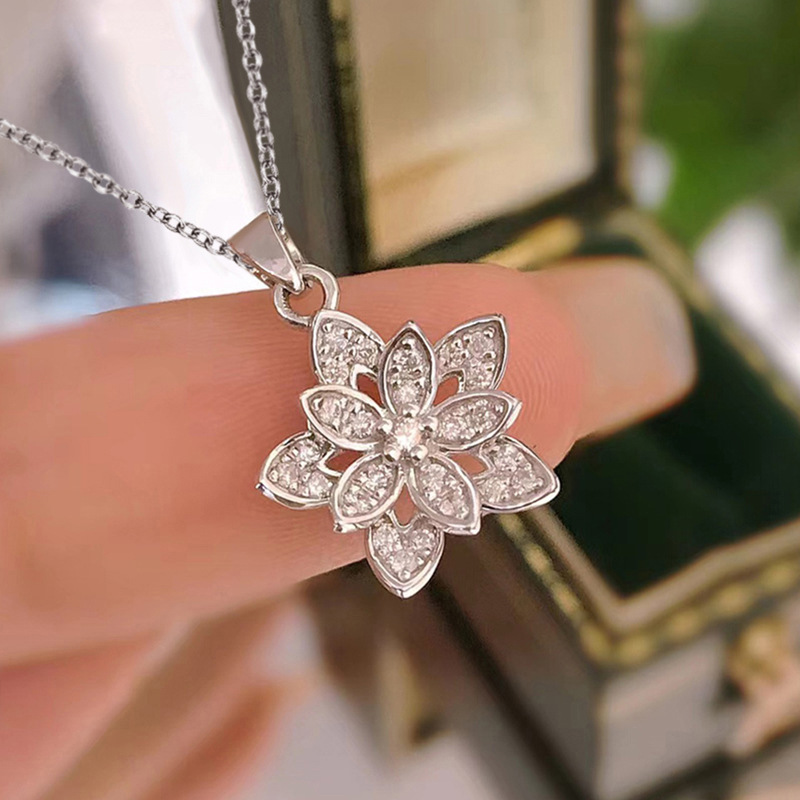 Kalung Bunga Perak Sterling 92 - Birth Flower Necklace ulasan dan harga